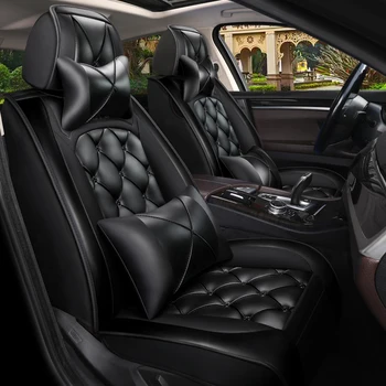 

Full Coverage Eco-leather auto seats covers PU Leather Car Seat Covers for mercedes benz class c w202 t202 w203 t203 w204 w205