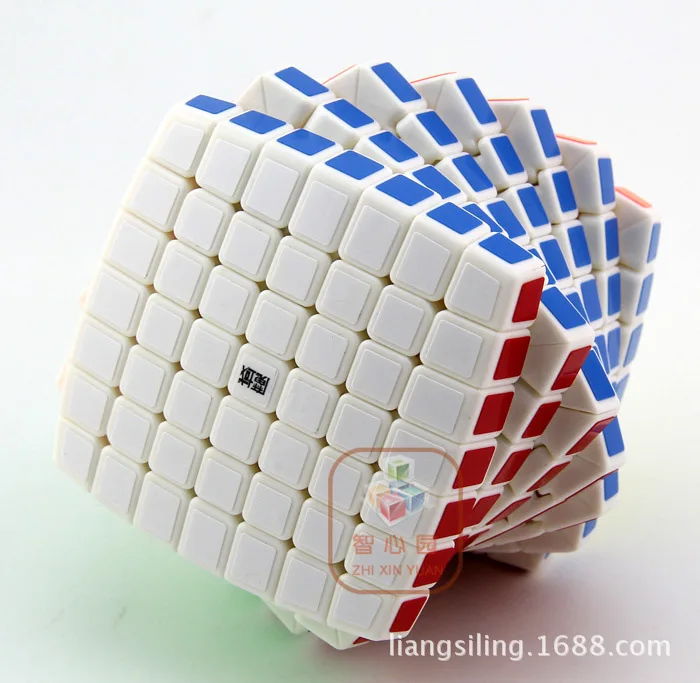 [Yongjun Demon Proud Fu Seven Magic Cube White] Хлеб 7-Order Профессиональная игра семь магических кубиков Высокая погрешность