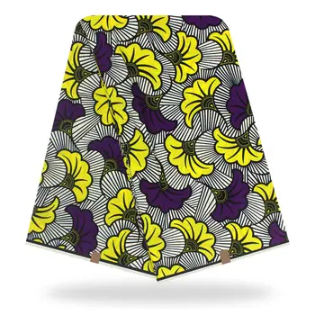 

Latest Apparel Wax Cloth African Veritable Batik Cotton Wax Fabric For Garments SWV616(6Yards/Lot)