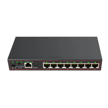 

Fast Desktop Hub Office Network Switch Accessories Professional Stable Vlan High Speed 9 Port Data Transmission Base Gigabit