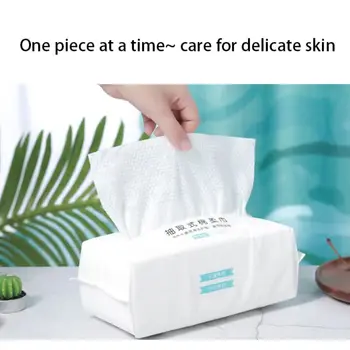 

2019 100PCS Disposable Facial Tissue Cotton Soft Towel Travel Portable Wet And Dry Face Towel Easy to Use