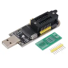 Черный и желтый 25 SPI серия 24 EEPROM CH341A биос писатель маршрутизация lcd флэш USB программист простота в эксплуатации