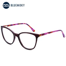 BLUEMOKY ацетат близорукость очки по рецепту оправа для женщин прозрачные очки для дальнозоркости женские очки Новинка BT7005