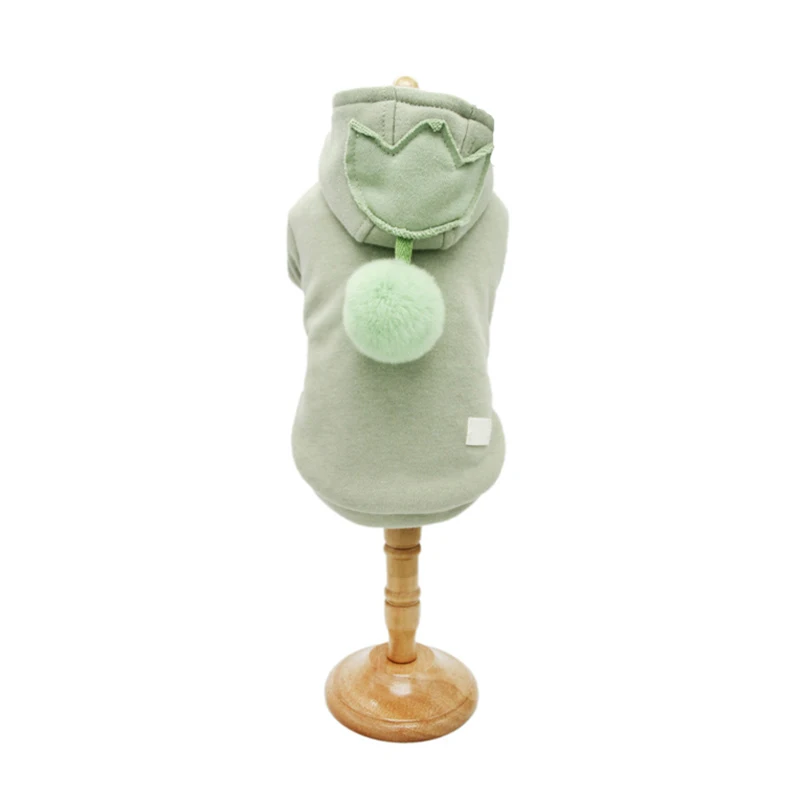 Фланелевый комбинезон для собак; зимняя одежда для собак; пальто для маленьких щенков; одежда для домашних животных; толстовка с капюшоном; теплая Милая одежда; P666
