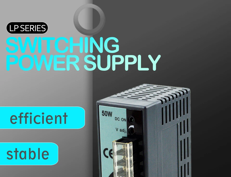 100w Amplifier Switch Power Supply 12v 24v 48v CE ROHS Led Driver Poe DC Power Supply Source Transformer Din Rail Single Output