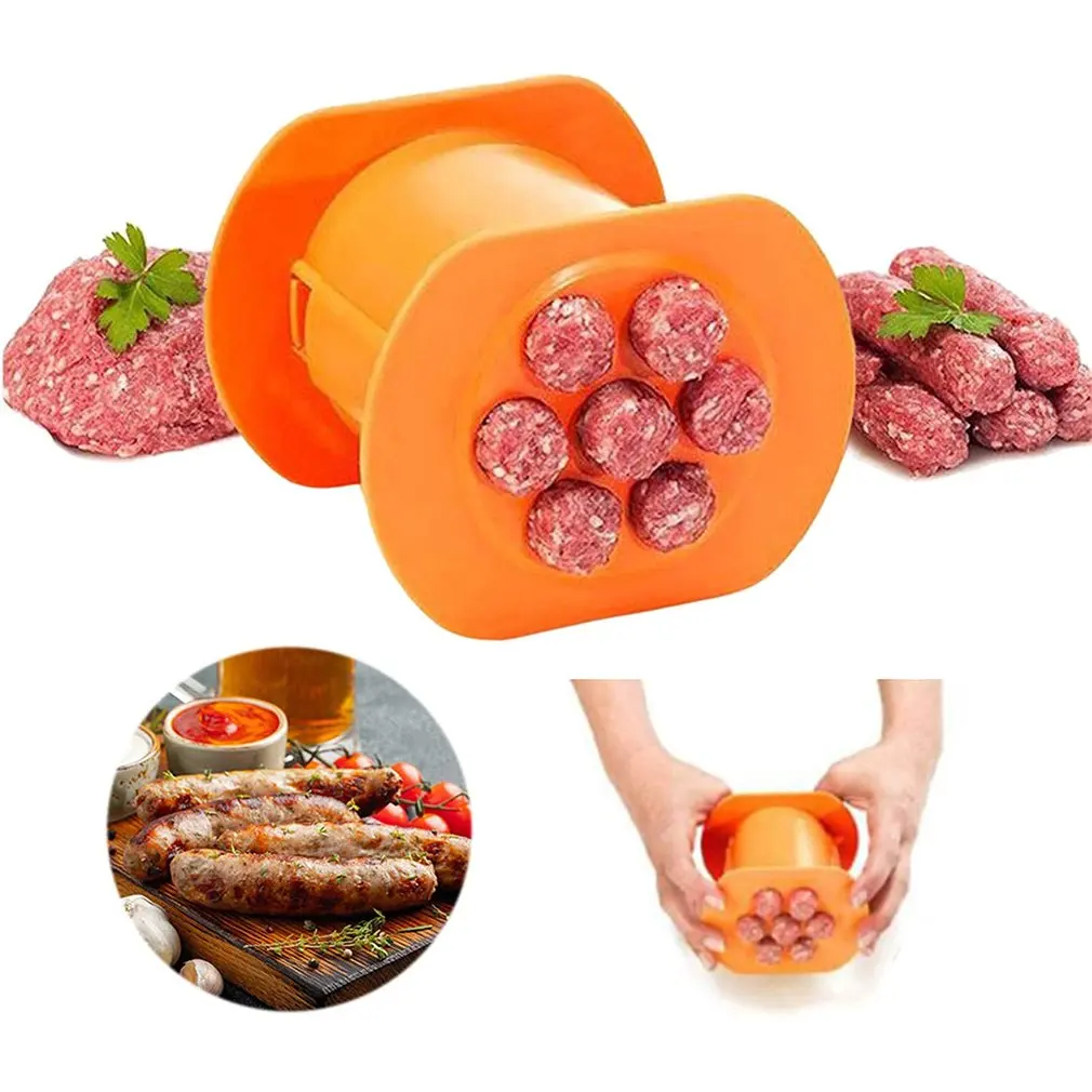 NEW Meat Strip Squeezer Plastic DIY Sausage Hot Dog Maker Pasta Balls Rapid Prototyping Tool Kitchen Cooking Gadgets |