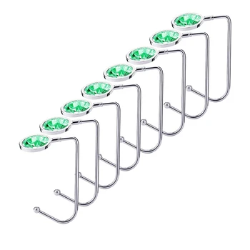 

8 Pcs Christmas Stocking Holders Mantel Hooks Hanger Safety Hang Grip Stockings Clip for Christmas Party Decorations