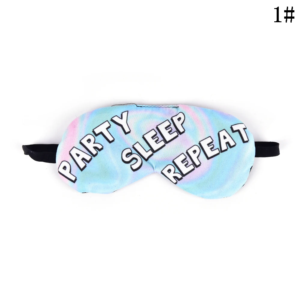 1 шт., маска для сна для женщин и девочек, отдых, путешествия, расслабление, Спящая помощь вслепую, покрытие, повязка на глаза, маска для сна, чехол, 3D маска для сна