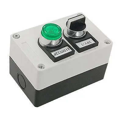 

Green Indicator Switch Selector Push Button Station New