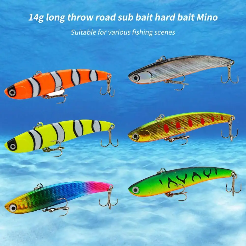 

7.9cm/14g ABS Minnow Bait Hard Artificial Trembling Lure With Treble Hooks Fishing Supplies