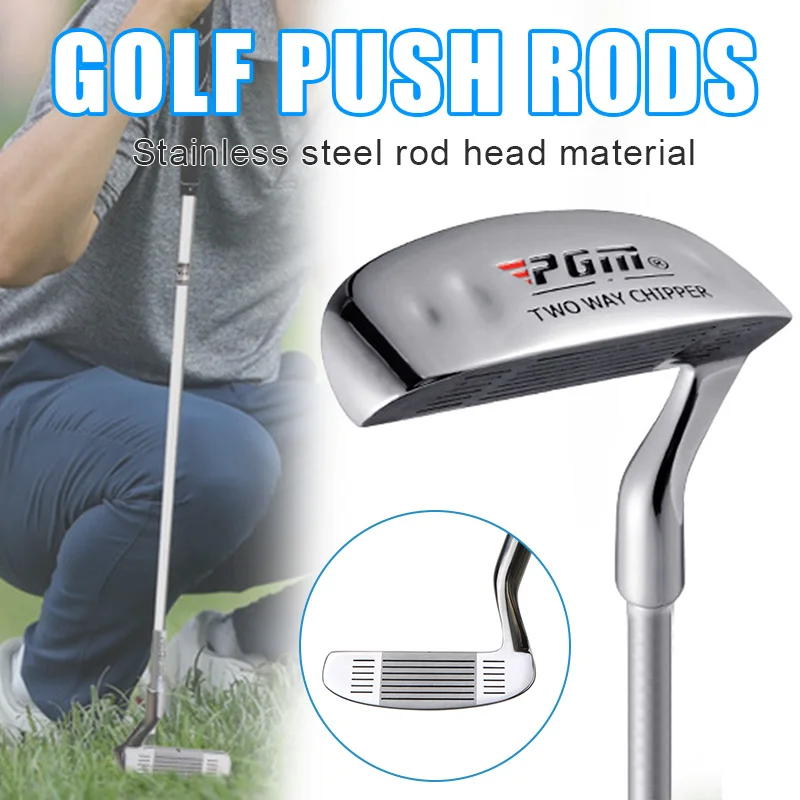 

Double-side Club Grabbing Head Grinding Rod Stainless Steel Chipping Clubs Golf Putter for Outdoor JT-889