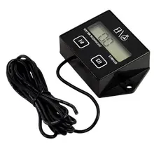 Индуктивный Tach/счетчик часов черный счетчик Tach для мотоцикла велосипед час