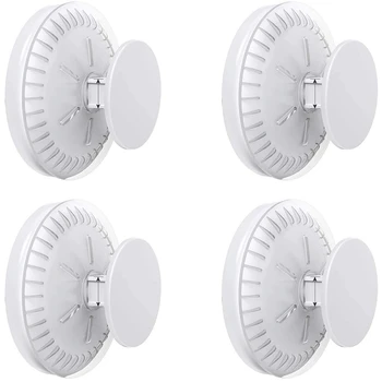 

ELEG-Suction Hooks, Heavy Duty Suction Cup Hooks Waterproof Vacuum Shower Hook, Kitchen Restroom Bathroom - 4 Pack, White