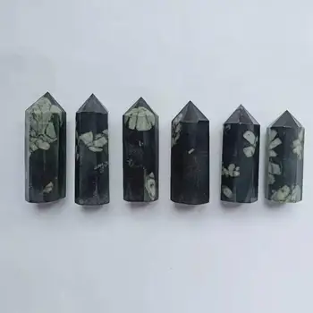 

Wholesale Price High Quality Peony Stone Point Wand Hand Polished Healing Crystal point for Home Decor WYQ