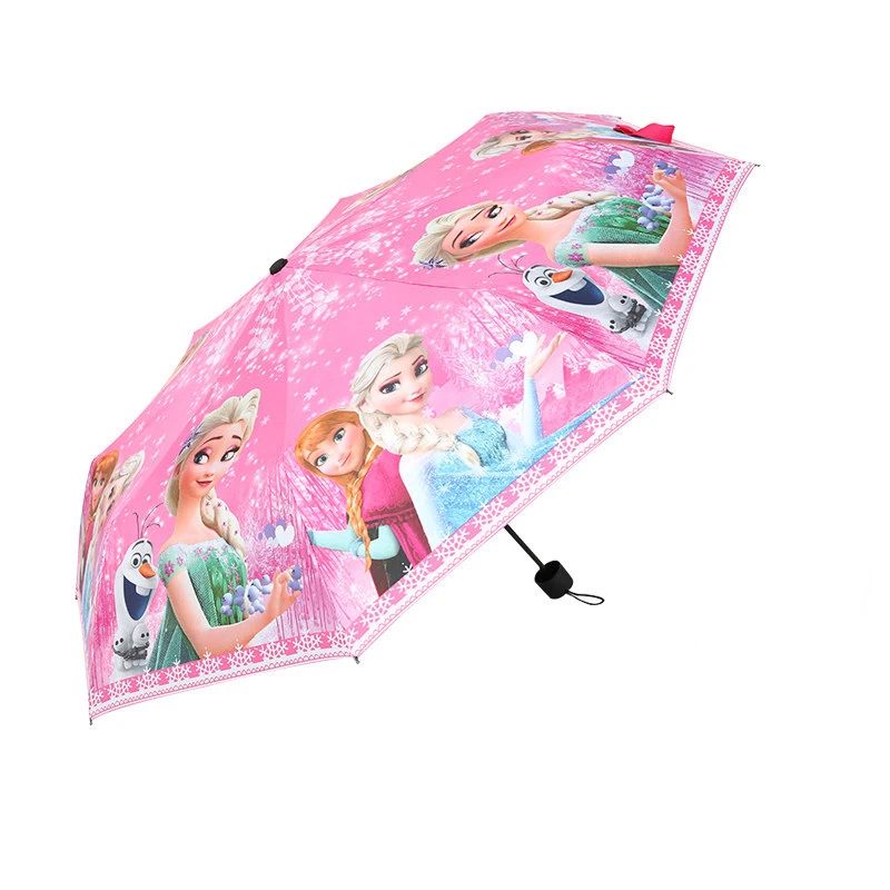 Детский зонтик с рисунком Диснея, Белоснежка, Принцесса София, зонтик для девочек, студентов, детей, милый зонтик с защитой от ультрафиолета
