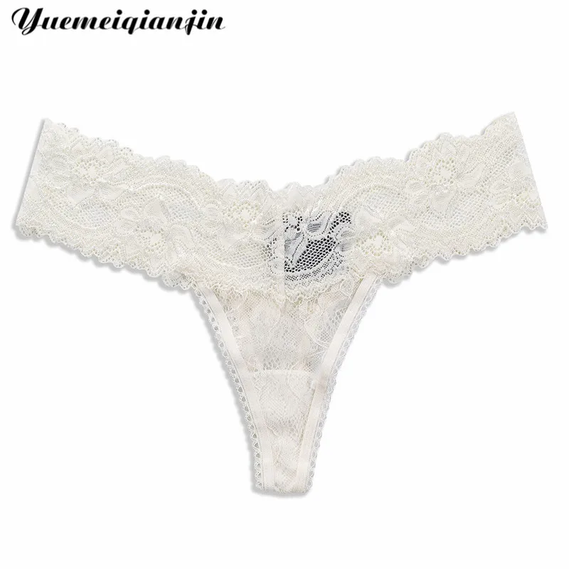 2 шт., кружевное сексуальное женское нижнее белье, трусы для женщин, трусики стринги, трусы чистого цвета, открытые белые кружевные трусики