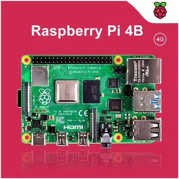 Official raspberry pi 4 model b 4GB RAM Development Board 1.5GHz Support 2.4/5.0 GHz WIFI Bluetooth 5.0 raspberry pi 4 4gb florian krug design of 2 4 ghz cmos frontend for bluetooth