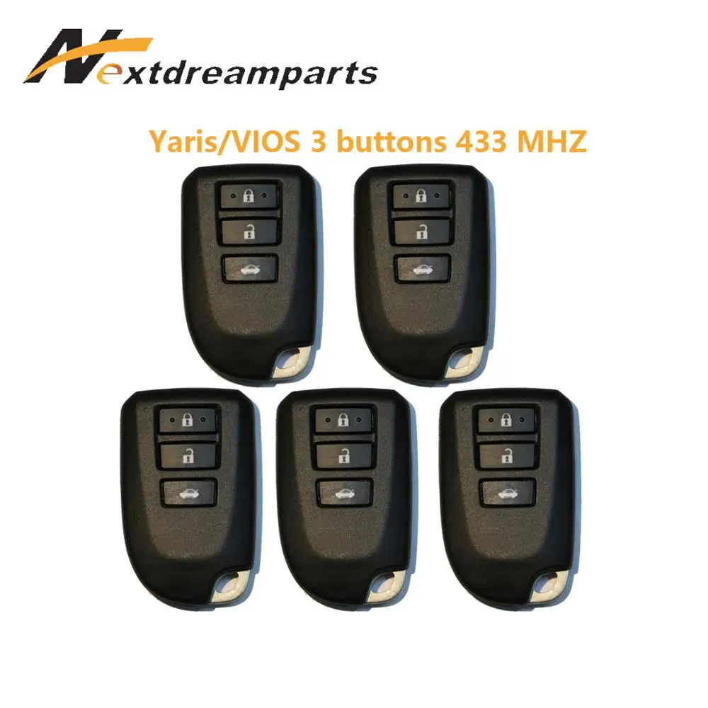 

Genuine Smart Key for Toyota Yaris VIOS 433mhz 3 buttons key