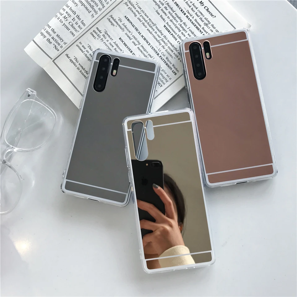 Mirror TPU Case For Samsung Galaxy Note 10 9 8 5 4 3 S10 Plus S10E S9 S8 S7 Edge J2 J5 J7 J4 J6 Prime 2018 Cover Phone Cases |