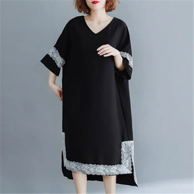 2020 винтажное очень большое женское платье Летняя женская одежда повседневное