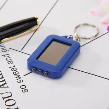 

LED Small Flashlight Excellent ABS Plastics Prolonged Durable Non-solar Keychain Portable Small Flashlight Key Switch Mode