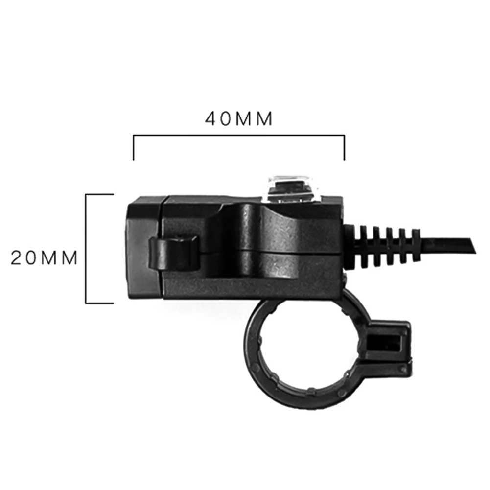 Зарядное устройство для мотоцикла 1,5/2A с двумя usb-портами, водонепроницаемое зарядное устройство для мотоцикла с usb-разъемом 9-24 В, 9-90 в