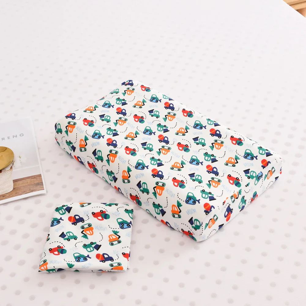 2 Pcs/lot Baby Bedding Pillow Case Colorful Cartoon Infant Pillowcase Animal Newborns Pillow Cover Decorative Baby Cover