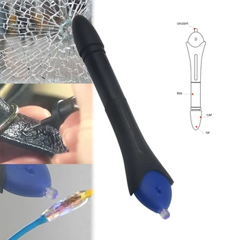 

5 Second Quick Fix Liquid Glue Pen Uv Light Repair Tool With Glue Super Powered Liquid Welding Compound Mobile Phone Repair Tool
