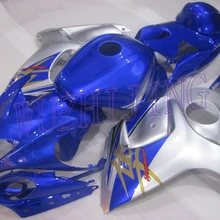 Обтекатели GSXR 1300 10 11 обтекатель GSX R1300 2011 синий серебристый корпус наборы HAYABUSA 2008