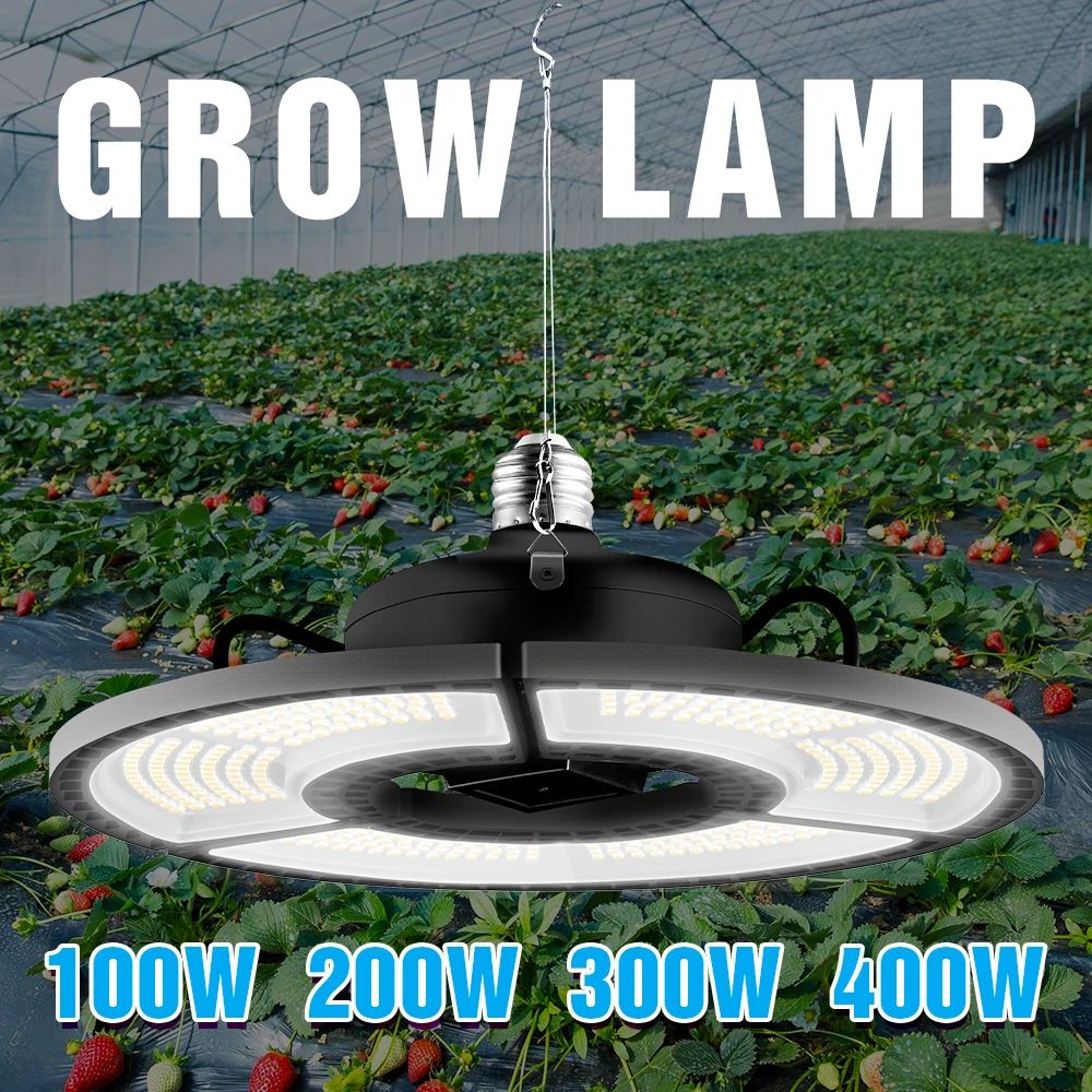 

E27 Plant Lamp Full Spectrum LED Growing Light Bulb E26 LED Grow Light 100W 200W 300W 400W Phyto Lamp LED Hydroponics Lighting