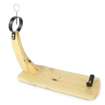 

Knife Block Spanish Ham Holder Ham Frame Turkish BBQ Holder Italian Ham Stand Spain Kitchen Holder for Beef Not Without Knife