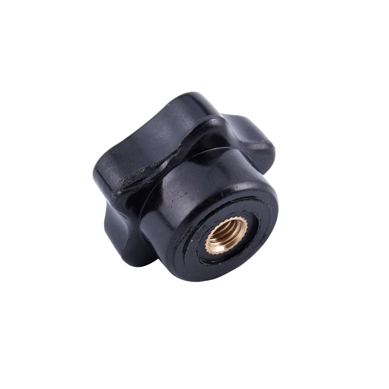 Пластиковая ручка со звездами Raendelschraube Jig M6x32mm Женская резьба 10 шт. черный
