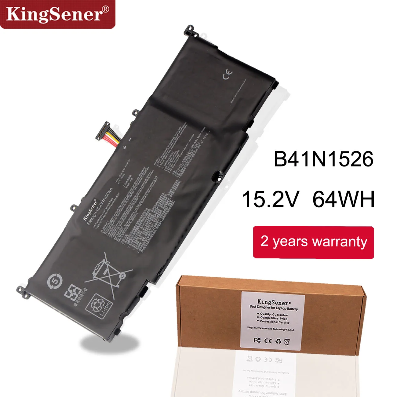 KingSener B41N1526 ноутбук batteryFor Asus ROG Strix GL502 GL502V GL502VT GL502VT-1A GL502VM S5 S5VT6700 GL502VT-BSI7N27