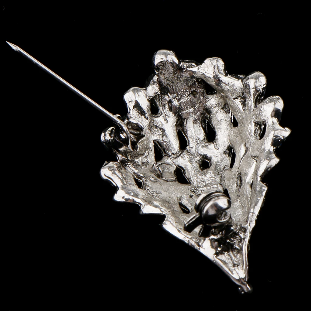 Cute Sparkle Rhinestone Hedgehog Porcupine Shape Animal Brooch Pin Gold/silver color