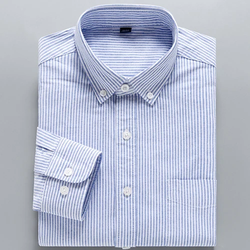 Мужская клетчатая Повседневная рубашка с длинным рукавом на пуговицах с левым нагрудным карманом стандартная удобная мягкая хлопковая рубашка - Цвет: NP1725