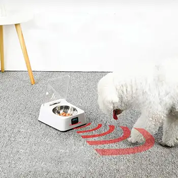 

Pet Cat Dog Feeding Bowl Infrared Sensor Automatic Open Anti-mite Anti-Mouse Moisture-proof Smart Feeder for Pet dog supplier