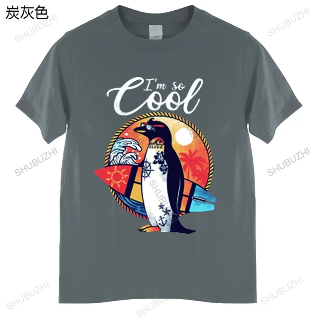 Cool Penguin T Shirt Summer Funny 