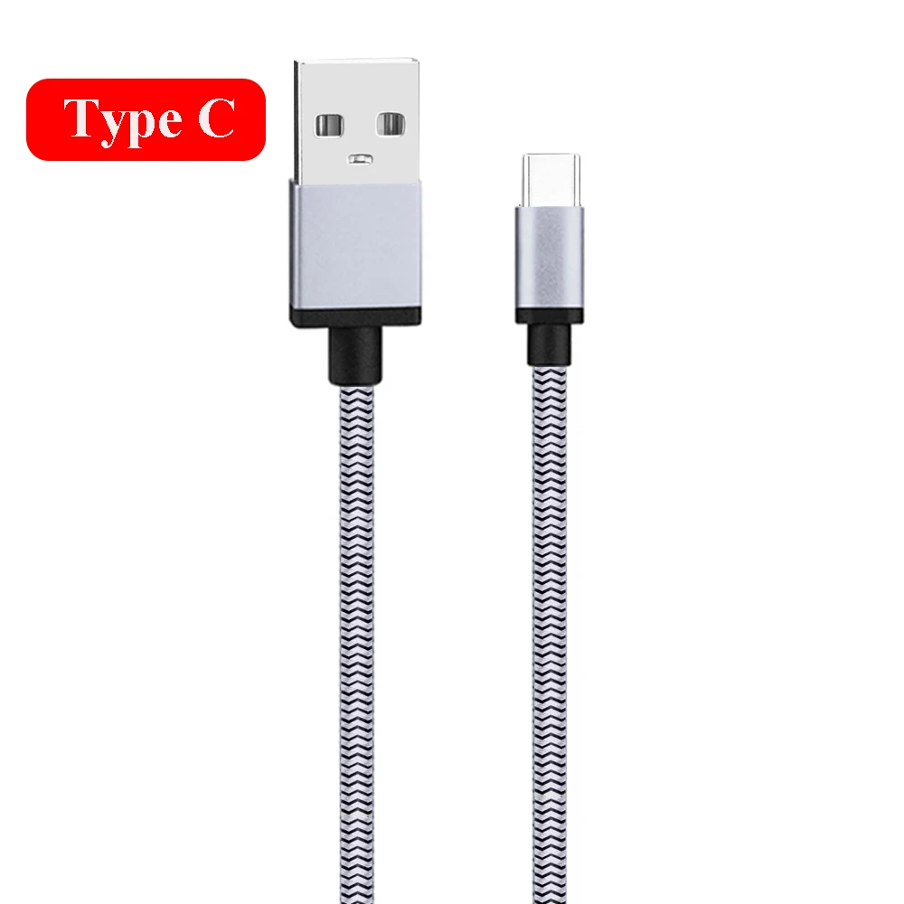 White 1 м 2 м usb type C кабель для huawei P30 Pro Lite мобильный телефон Быстрая зарядка зарядное устройство Шнур для Xiaomi mi9t mi9 USB-C кабель type-C - Цвет: White