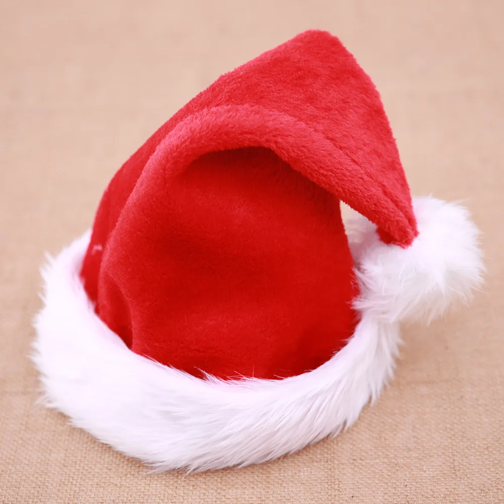 Navida Новое поступление рождественские шапки шапка s Санта Клаус Рождественская плюшевая шапка Рождественский подарок Новогодняя шапка с рождественским украшением