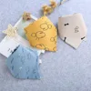 3 Pieces Baby Bandana Bibs Cotton Triangle Unisex Boy Girl Cartoon Slabbetjes Kids Feeding Drool Apron Saliva Towel 4