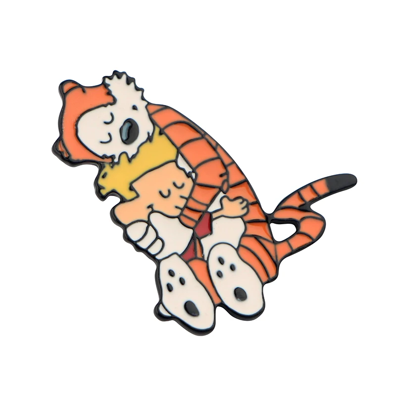 Homegaga мультяшный Тигр значок для костюма значки на лацкан, металлическая брошь, брошь на рюкзак, аксессуары для одежды, подарки для детей D2453