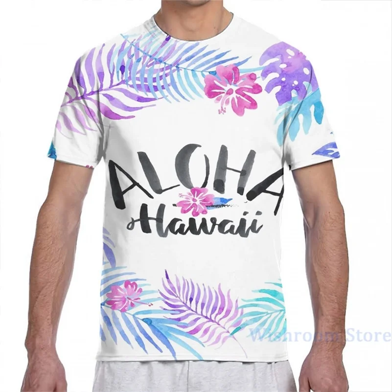 Aloha Hawaii men T Shirt women all over 