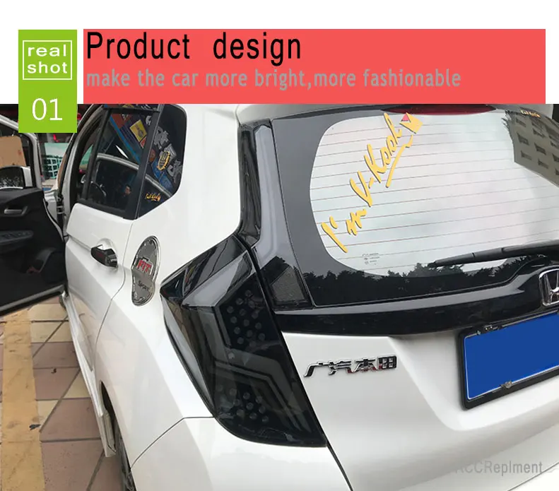 Авто. PRO 15-17 для Honda fit светодиодный задние фонари для excelle-XT светодиодный задние фонари A4 модель светодиодные задние фары Тюнинг автомобилей