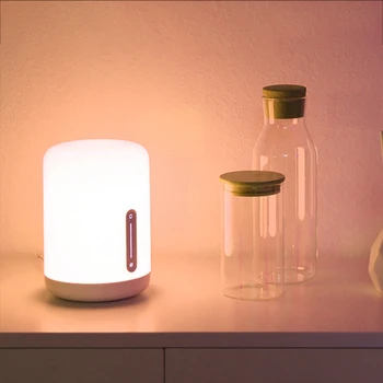 

Mijia Bedside Lamp 2 WiFi/Bluetooth LED Light Smart Indoor Night Light Mi home APP Wireless Control Works with Apple HomeKit