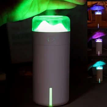 

200ML Mini USB Humidifier DC 5V Diffuser LED Light Air Purifier Humidifier Fogger Ultrasonic Aroma Mist Maker Car Home Office