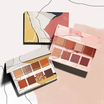 

Eight-color Matte Eye Shadow Palette Waterproof Anti-fouling Durable Dyeing Flash Eye Shadow Disc Beauty Tools