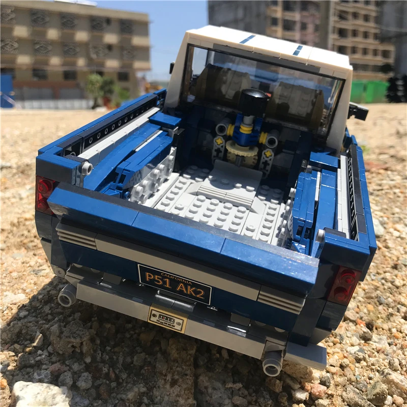 MOC 30410 Ford Mustang Pickup Truck Compatible with LEGO 10265