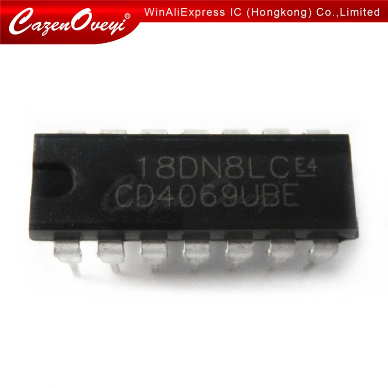 

10 шт./партия CD4069UBE CD4069U CD4069 CD4069L CD4069BE DIP-14 в наличии