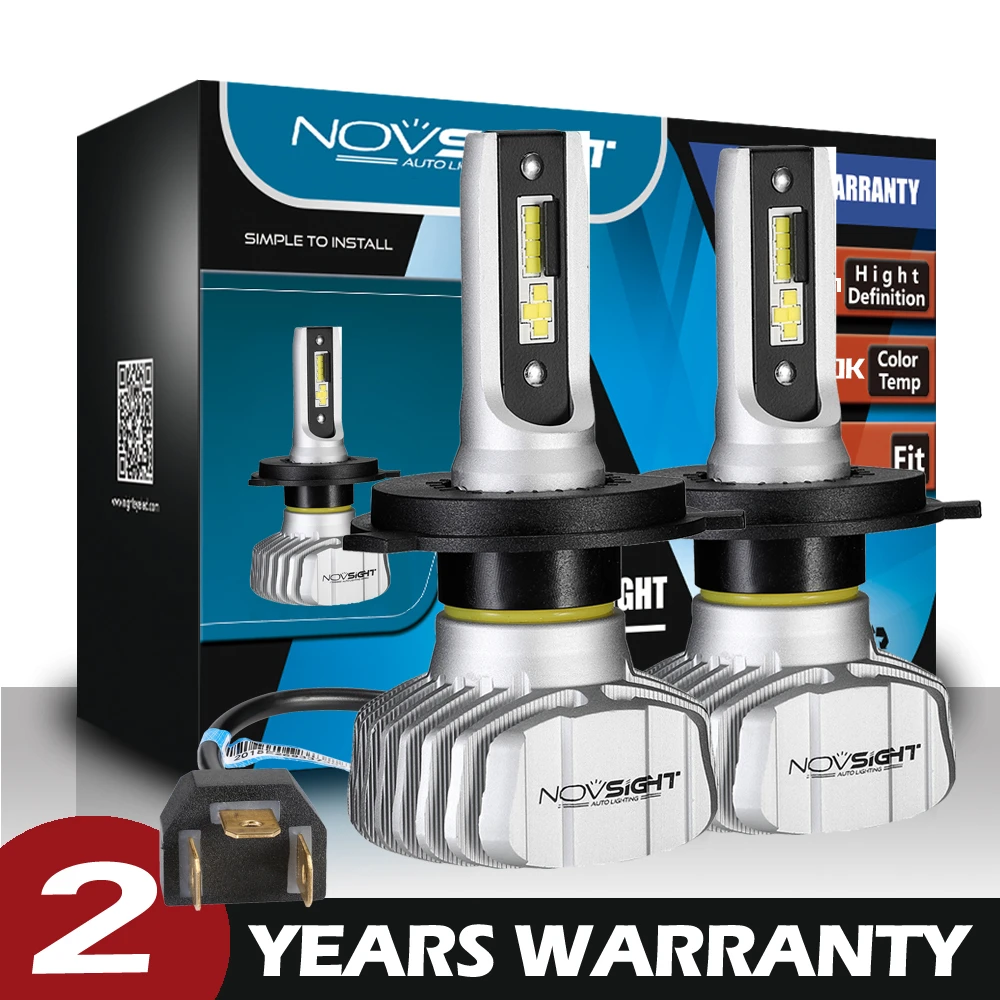 

NOVSIGHT Auto Lamp LED H4 H11 H8 H9 9006 HB4 9005 HB3 H7 Led Car Headlight Light 12V 50W 10000LM Headlamp Lamp Bulb Fog Lights