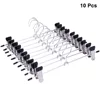 10pcs Coat Hangers Strong Clothes Hanger Drying Rack For Trouser Skirt Pants Non-Slip Stainless Steel Hangers Drying Clothes 1